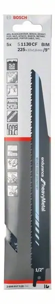 Zertifiziert BOSCH Säbelsägeblatt S 1130 CF Länge 225 mm Breite 22 mm ( 4000909618 )