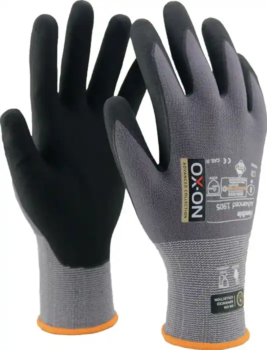 Jetzt Kaufen OX-ON Handschuhe Flexible Advanced 1905 Größe 11 schwarz/hellgrau ( 4000391389 )
