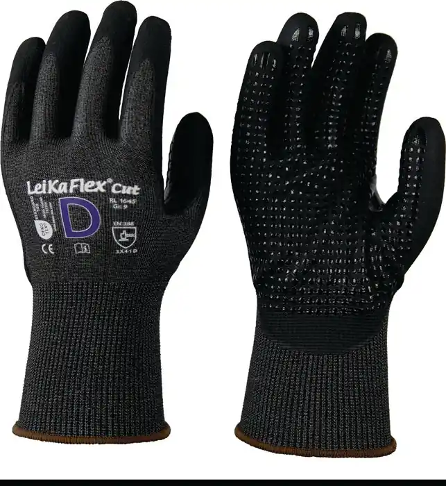 LEIPOLD Schnittschutzhandschuhe LeiKaFlex® CUT RL 1645 Größe 9 grau/schwarz ( 4000391402 ) Schneller Versand