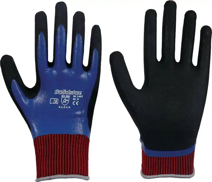 Expressversand LEIPOLD Handschuhe Solidstar Nitril Grip Complete 1462 Größe 10 blau ( 4000391409 )