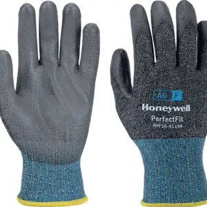 Neuheit HONEYWELL Schnittschutzhandschuhe New Perfect Fit 13G PU A6/F Größe 9 grau/blau ( 4000391450 )