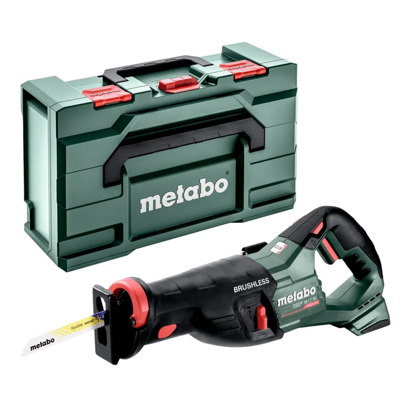 Metabo SSEP 18 LT BL Akku Säbelsäge 18 V 32 mm Brushless ( 601617840 ) + Metabox - ohne Akku, ohne Ladegerät Aktuell