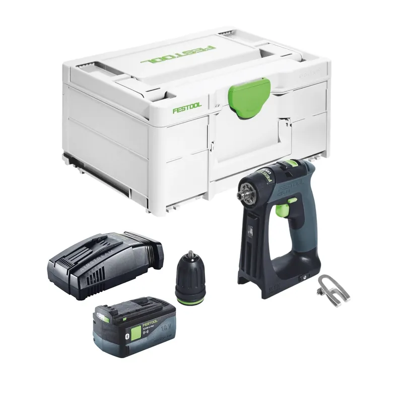 Neuheit Festool CXS 18-Basic Akku Bohrschrauber 18 V 40 Nm Brushless + 1x Akku 5,0 Ah + Schnellladegerät + Systainer