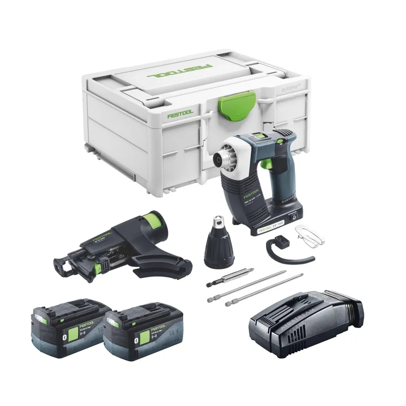 Heißes Angebot Festool DURADRIVE DWC 18-4500 Basic Akku Bauschrauber 18 V 14 Nm Brushless + 2x Akku 5,0 Ah + Schnellladegerät + Systainer