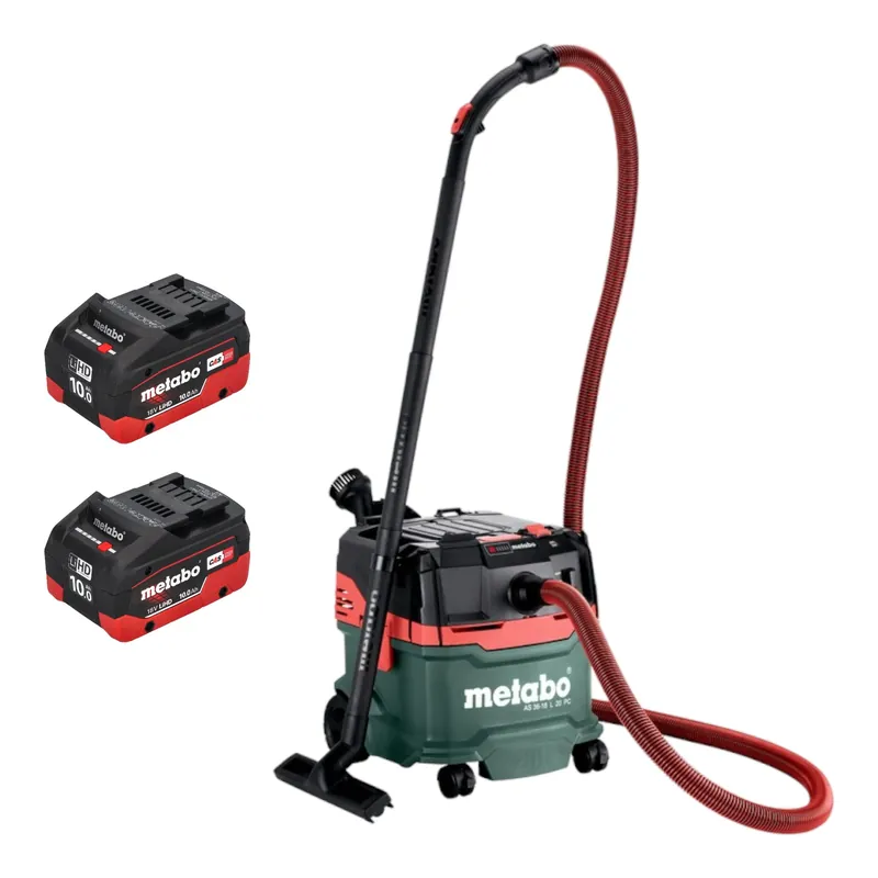 Metabo AS 36 18 L 20 PC Akku Nass Trocken Sauger 36 V ( 2x 18 V ) 20 L + 2x LiHD Akku 10,0 Ah - ohne Ladegerät Markenprodukt