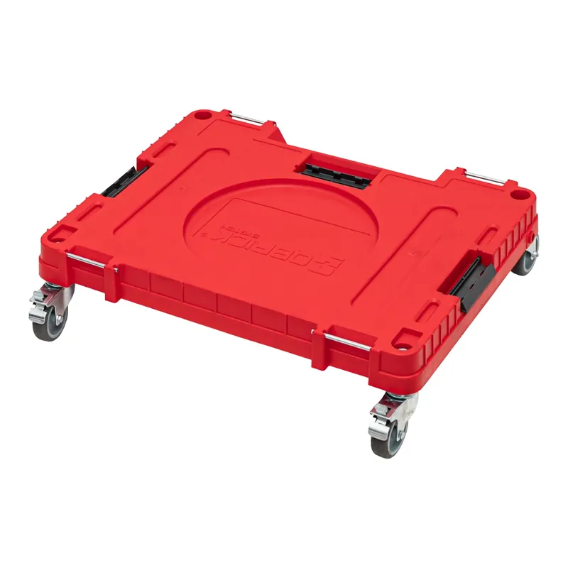 Qbrick System ONE Transportplattform 2.0 Workshop RED Ultra HD 625 x 503 x 160 mm 120 kg mit Schwenkrädern aus Metall und Bremse Jetzt Kaufen