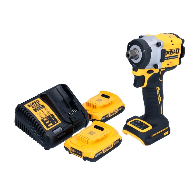 DeWalt DCF 922 D2 Akku Schlagschrauber 18 V 406 Nm 1/2" Brushless + 2x Akku 2,0 Ah + Ladegerät Direkt Vom Hersteller