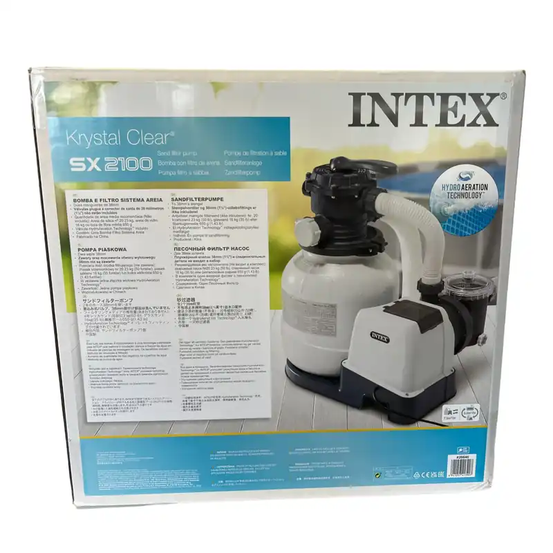 Rabatt INTEX SF802201 Krystal Clear Sandfilteranlage 7.9 m³ 250 W ( 26646 )