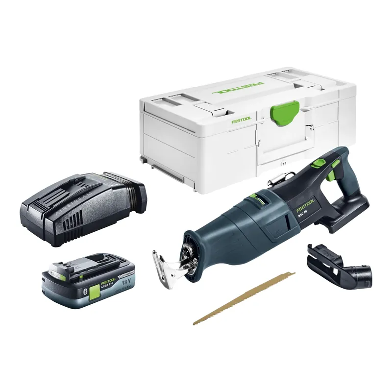 Bestseller Festool RSC 18 EB-Basic Akku Säbelsäge 18 V Brushless + 1x Akku 4,0 Ah + Schnellladegerät + Systainer