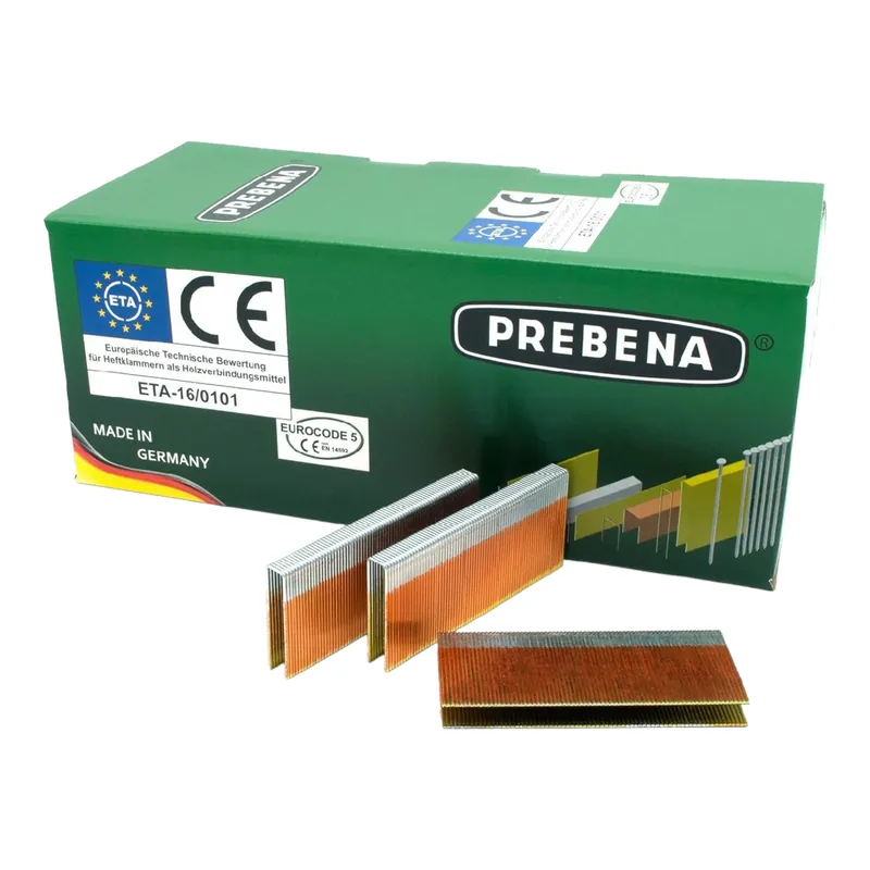 Prebena Z50CSVHA-ETA Heftklammern 50 mm Type Z 9500 Stück stark verzinkt geharzt Sonderaktion