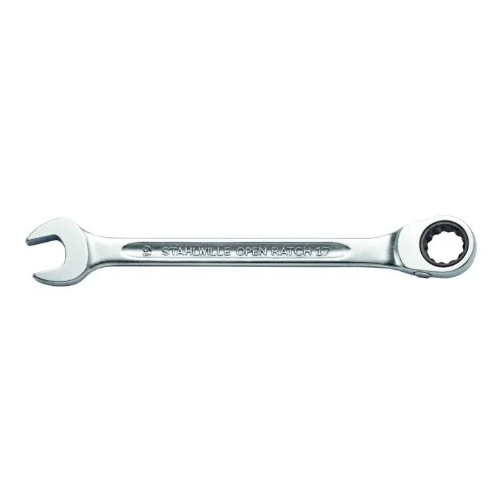 Günstig STAHLWILLE Maulringratschenschlüssel OPEN-RATCH 17 Schlüsselweite 16 mm Länge 215 mm ( 4000826071 )