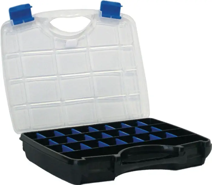 Finale Aktion Sortimentskasten Basic Line ( 4000871449 ) B460xT350xH81mm transparent schwarz-blau