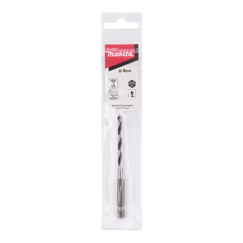 Highlight Makita D-15877 Holzbohrer 6-kant 1/4" 4 x 45 x 92 mm