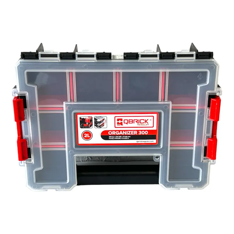 Qbrick Regular 300 Organizer 300 x 224 x 74 mm 2 l stapelbar Heißes Angebot