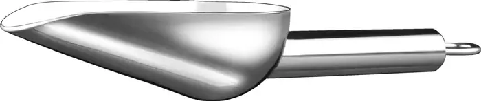 Neuheit Abwiegeschaufel ( 9000495130 ) Edelstahl silber Inhalt 100 ml