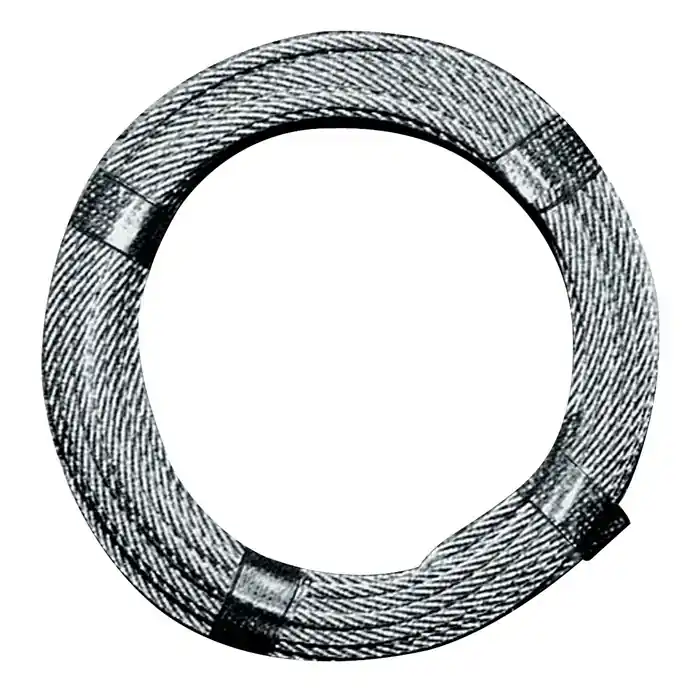 Neue Kollektion Drahtseil ( 1000134011 ) Ø 2,0 mm Länge 400 m 6 x 7 + 1 FE Stahl, verzinkt