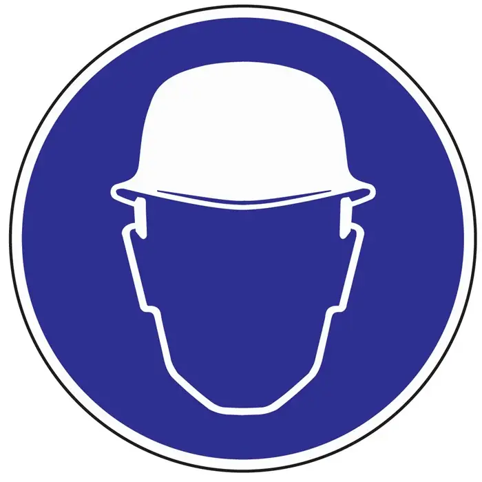 Versand Am Gleichen Tag Gebotszeichen ASR A1.3/BGV A8 ( 3000277506 ) Kopfschutz benutzen