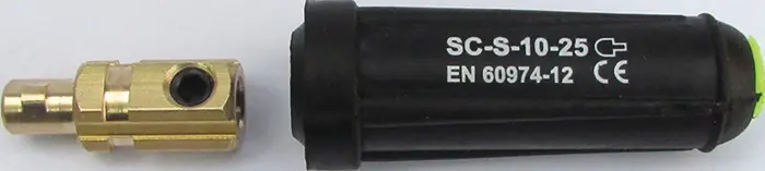 Schweißkabelkupplung ( 1000152580 ) Massestecker KS 25 Begrenztes Angebot