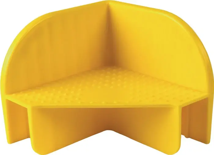 Expressversand Stapelecke ( 9000451051 ) gelb Kunststoff