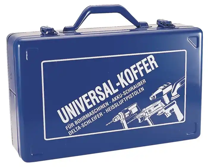 Top-Seller Werkzeugmaschinenkoffer ( 4000871279 ) B390xT240xH112mm Schaumstoffeinlage Stahlblech blau
