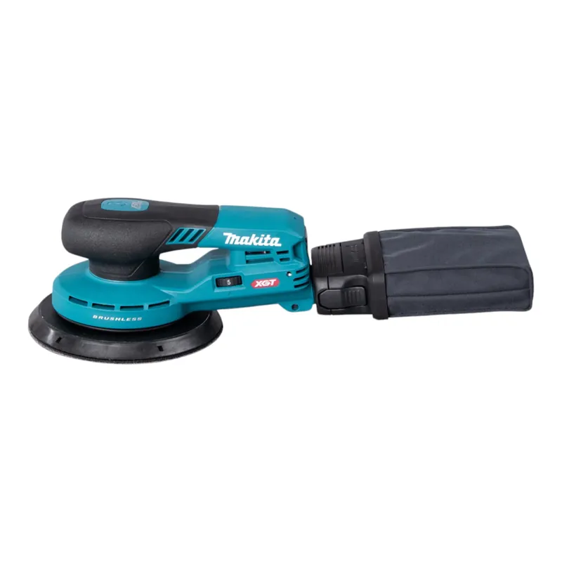 Top-Seller Makita BO 004 CGT201 Akku Exzenterschleifer 40 V max. 150 mm 3,0 mm Hub Brushless + 2x Akku 5,0 Ah + Ladegerät + Makpac