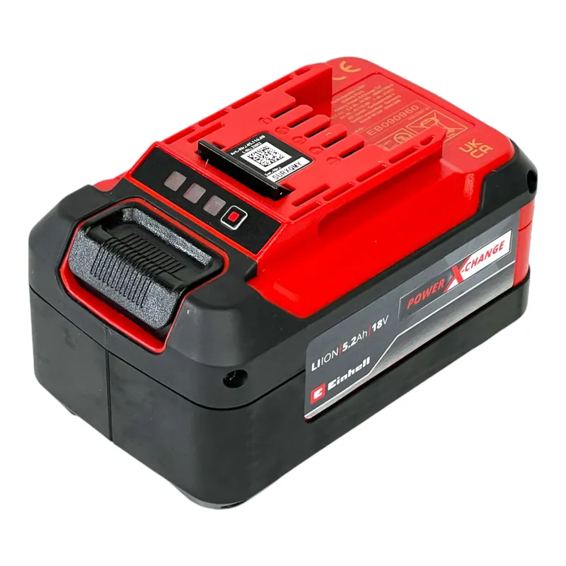 Wochenendangebot Einhell 4x Power X-Change Plus Akku 18 V 5,2 Ah Li-Ion ( 4x 4511437 ) mit Ladestandanzeige