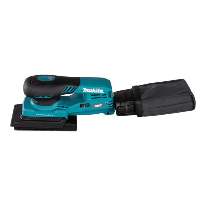 Abverkauf Makita BO 005 CGM101 Akku Schwingschleifer 40 V max. 80 x 130 mm 3,0 mm Hub Brushless + 1x Akku 4,0 Ah + Ladegerät + Makpac