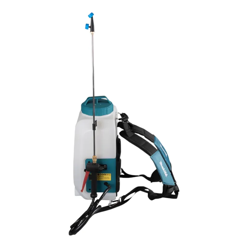 Makita DUS 158 RT Akku Druckspritze 18 V 15 l 5,0 bar + 1x Akku 5,0 Ah + Ladegerät Highlight