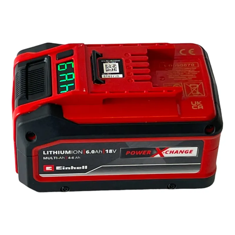 Echt Einhell PXC Starter Kit 2x Multi-Ah Power X-Change Plus 18 V 4,0 / 6,0 Ah ( 2x 4511502 ) + Power X-Twincharger 3A Doppel Ladegerät ( 4512069 ) + Toolcase