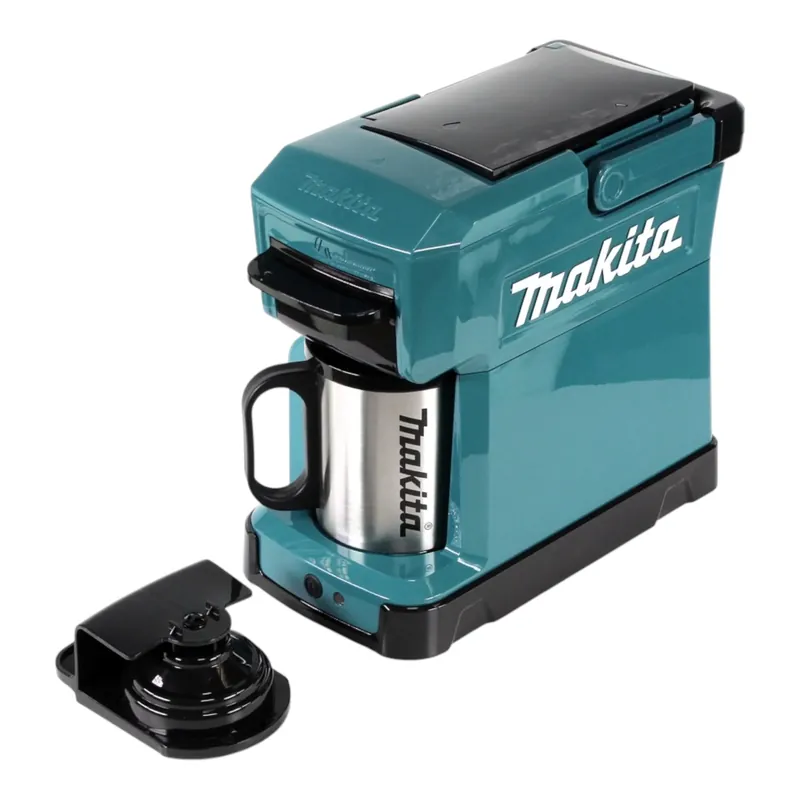 Makita DCM 501 SG Akku Kaffeemaschine 12 V max. / 18 V + 1x Akku 6,0 Ah + Ladegerät Markenware