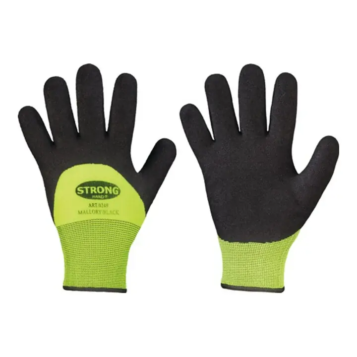 Sonderangebot STRONGHAND Kälteschutzhandschuhe Mallory/Black Größe 8 schwarz/gelb ( 4000371918 )