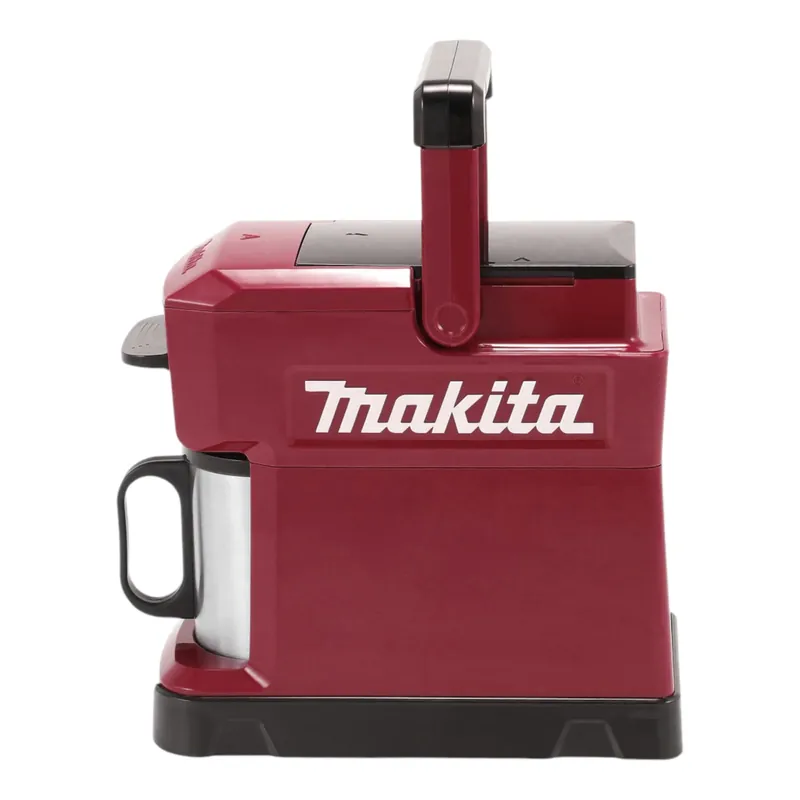 Makita DCM 501 FAR Akku Kaffeemaschine 12 V max. / 18 V Rot + 1x Akku 3,0 Ah - ohne Ladegerät Neu
