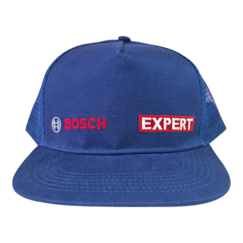 Schnäppchen Bosch Professional Trucker Cap “EXPERT” Blau Baumwolle / Polyester ( 6035951880 )