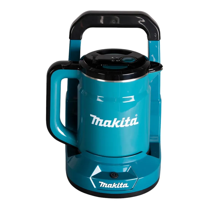 Makita DKT 360 PA2 Akku Wasserkocher 36 V ( 2x 18 V ) 0,8 L + 2x Akku 2,0 Ah + Doppelladegerät Sonderaktion