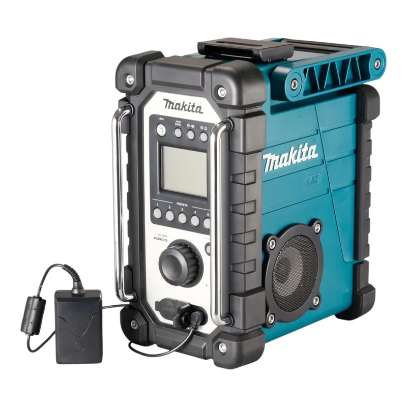 Makita DMR 116 RM Akku Baustellenradio 14,4 - 18 V AM FM AUX + 2x Akku 4,0 Ah + Ladegerät Sonderangebot
