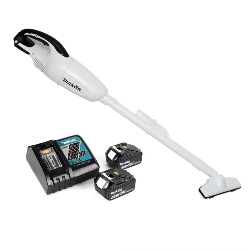 Top-Preis Makita DCL 180 RG W Akku Staubsauger 18 V Weiß + 2x Akku 6,0 Ah + Ladegerät
