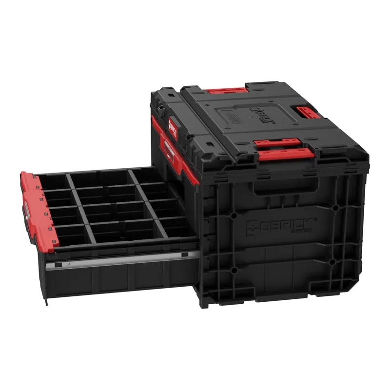 Versand Am Gleichen Tag Qbrick System ONE Drawer 2 Toolbox 2.0 Werkzeugbox 587 x 380 x 340 mm 29 l mit zwei Schubladen