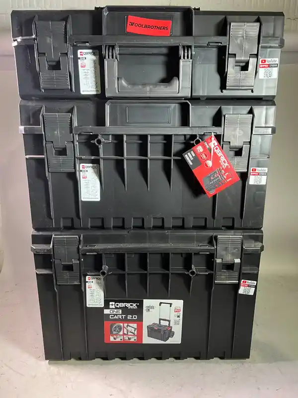Qbrick System ONE 2.0 Technik Set Nr.1 Werkzeugwagen Set+ONE 200 - Beschädigt Garantierte Lieferung
