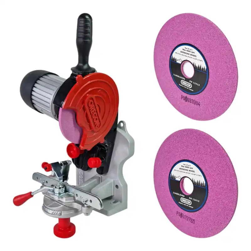 Schneller Versand Oregon 410-230 Kettenschleifgerät 214 Watt 145 mm für alle Sägeketten