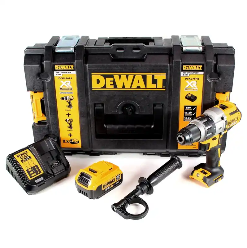 Expressversand DeWalt DCD 996 M1 Akku Schlagbohrschrauber 18V 95Nm Brushless + 1x Akku 4,0Ah + Schnellladegerät + Toughbox