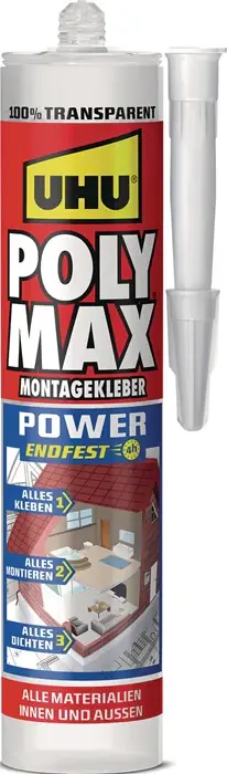 Expressversand UHU Kleb- und Dichtstoff POLY MAX POWER glasklar ( 4000353481 )