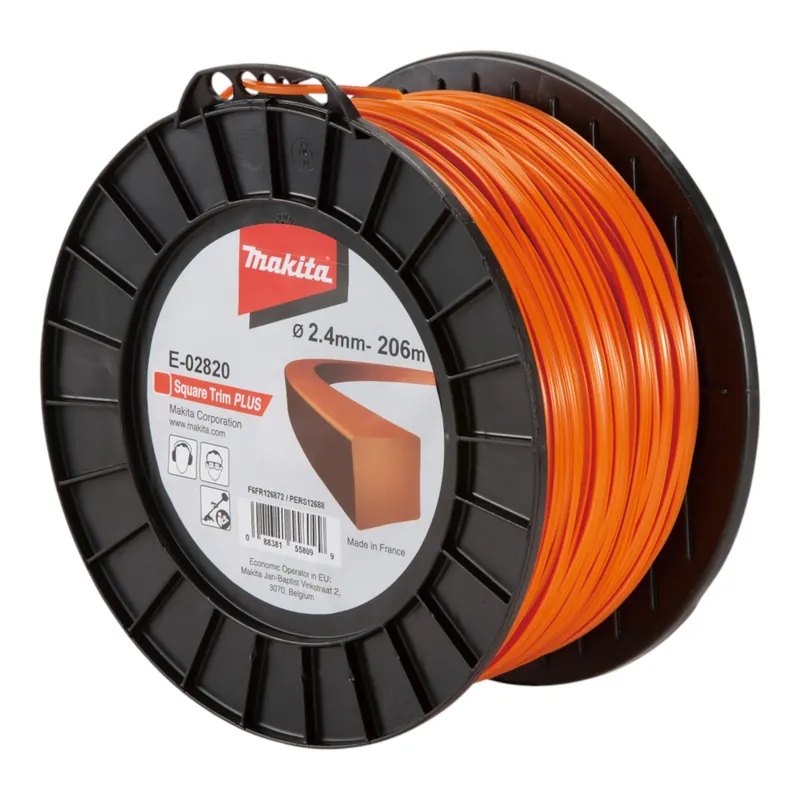 Makita Square Trim PLUS Mähfaden vierkant 2,4 mm 206 m ( E-02820 ) Sofort Bestellen
