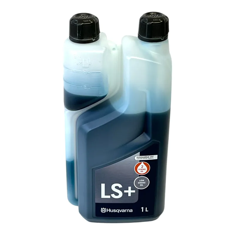 Husqvarna 3x LS+ Zweitakt Öl 1 Liter ( 3x 578037002 ) - 2 Stroke Oil - Low Smoke Oil Schneller Versand