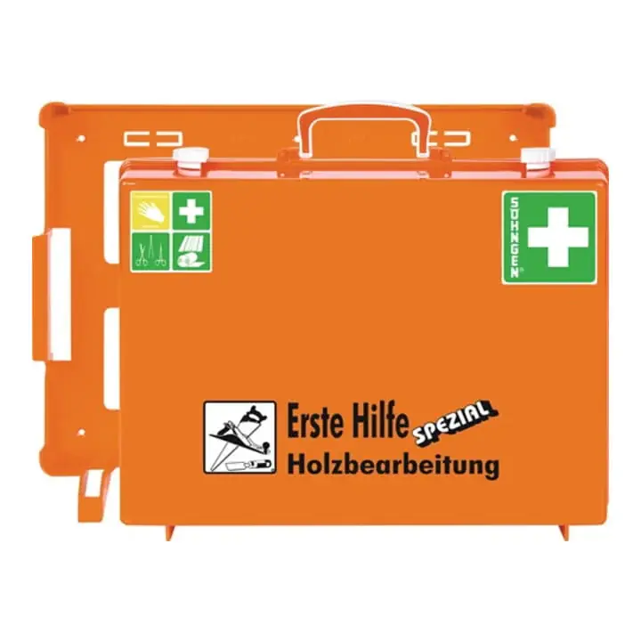 SÖHNGEN Erste Hilfe Koffer Beruf SPEZIAL Holzbearbeitung B400xH300xT150ca.mm ( 4000386034 ) Super-Preis