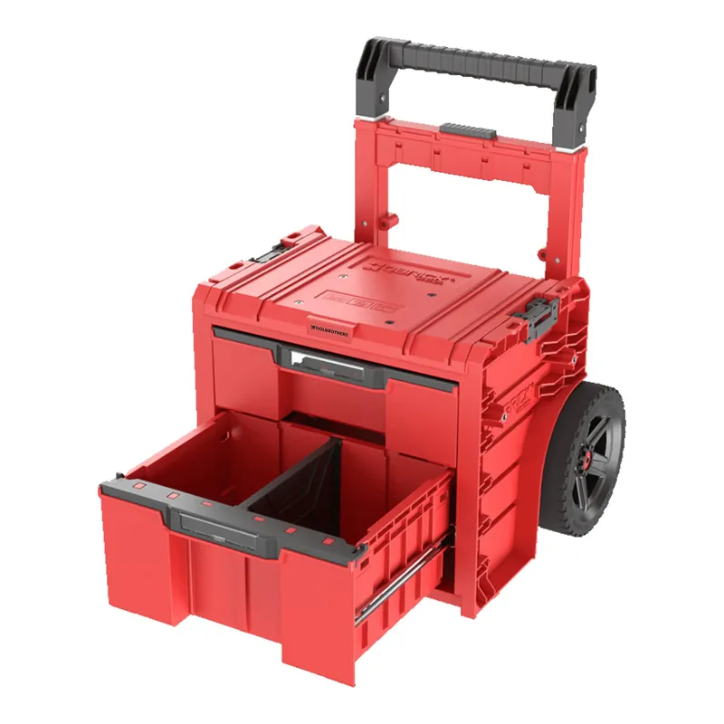 Angebot Toolbrothers RHINO L Drawer 2 Cart Plus ULTRA - Mobiler Schubladen Werkzeugkoffer 9,5 l 12 l mit Doppelteleskopgriff