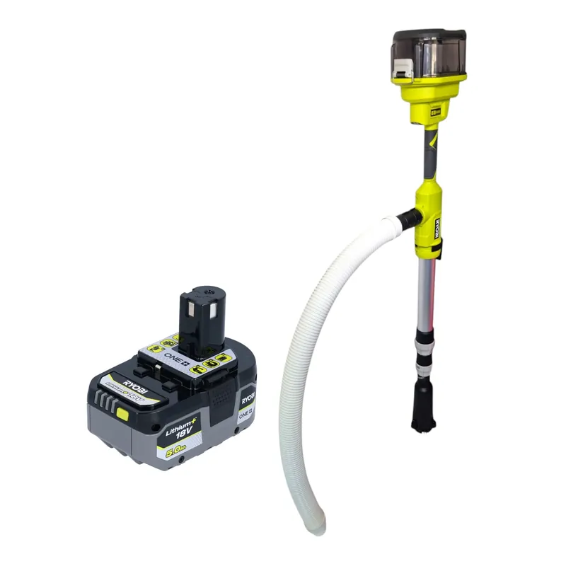 Billig RYOBI RY18STPA-0 Akku Regenfasspumpe 18 V 3360 l/h + 1x Akku 5,0 Ah - ohne Ladegerät