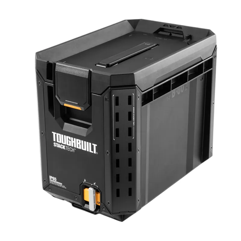 Markenware Toughbuilt STACKTECH TB-B1-B-60C kompakte Werkzeugkiste Koffer Box + 5x Trennwand + Inlay IP65