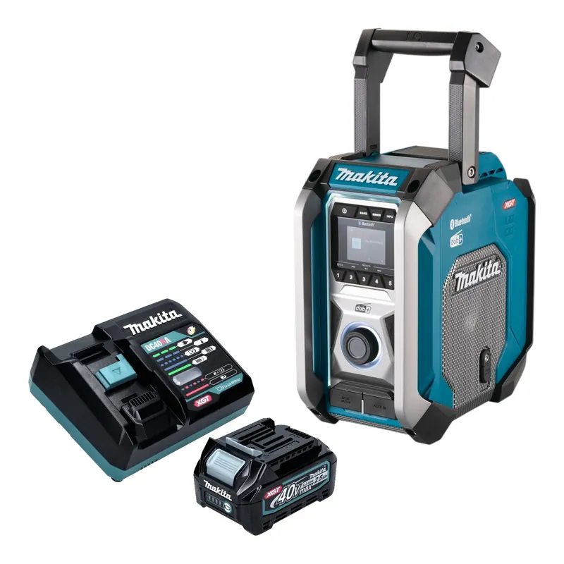 Makita MR 007 GD101 Akku Baustellenradio 12 - 40 V max. Bluetooth DAB+ USB + 1x Akku 2,5 Ah + Ladegerät Bestpreis