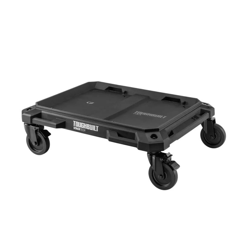 Zertifiziert Toughbuilt STACKTECH TB-B1-T-10 Rollbrett mit 4 Lenkrollen 113 Kg belastbar für STACKTECH Standard