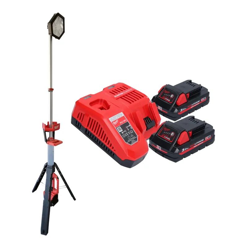 Milwaukee M18 SAL2-302 Akku Baustrahler 18 V 2800 lm + 2x Akku 3,0 Ah + Ladegerät Neu Im Sortiment